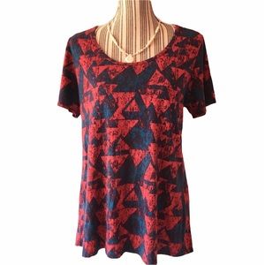 LuLaRoe Classic Short Sleeve Top Size Large